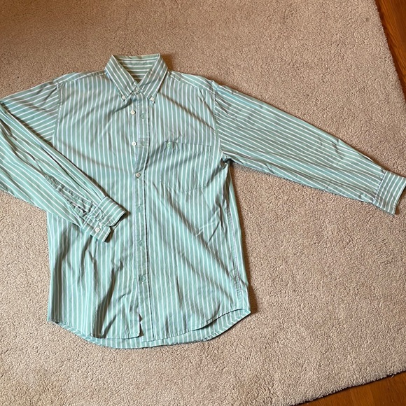 Green Izod Dress Shirt - Picture 1 of 4